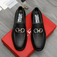 Cheap Salvatore Ferragamo Leather Shoes For Men #1392089 Replica Wholesale [$85.00 USD] [ITEM#1392089] on Replica Salvatore Ferragamo Leather Shoes