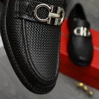 Cheap Salvatore Ferragamo Leather Shoes For Men #1392089 Replica Wholesale [$85.00 USD] [ITEM#1392089] on Replica Salvatore Ferragamo Leather Shoes