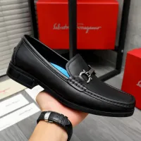 Cheap Salvatore Ferragamo Leather Shoes For Men #1392090 Replica Wholesale [$92.00 USD] [ITEM#1392090] on Replica Salvatore Ferragamo Leather Shoes