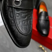 Cheap Salvatore Ferragamo Leather Shoes For Men #1392091 Replica Wholesale [$92.00 USD] [ITEM#1392091] on Replica Salvatore Ferragamo Leather Shoes
