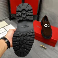 Cheap Salvatore Ferragamo Leather Shoes For Men #1392097 Replica Wholesale [$112.00 USD] [ITEM#1392097] on Replica Salvatore Ferragamo Leather Shoes