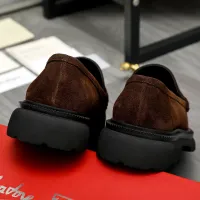 Cheap Salvatore Ferragamo Leather Shoes For Men #1392097 Replica Wholesale [$112.00 USD] [ITEM#1392097] on Replica Salvatore Ferragamo Leather Shoes