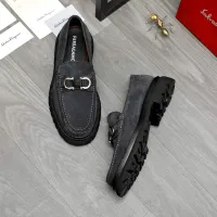 Cheap Salvatore Ferragamo Leather Shoes For Men #1392098 Replica Wholesale [$112.00 USD] [ITEM#1392098] on Replica Salvatore Ferragamo Leather Shoes