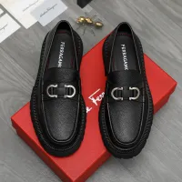 Cheap Salvatore Ferragamo Leather Shoes For Men #1392104 Replica Wholesale [$112.00 USD] [ITEM#1392104] on Replica Salvatore Ferragamo Leather Shoes