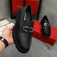 Cheap Salvatore Ferragamo Leather Shoes For Men #1392104 Replica Wholesale [$112.00 USD] [ITEM#1392104] on Replica Salvatore Ferragamo Leather Shoes