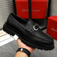 Cheap Salvatore Ferragamo Leather Shoes For Men #1392104 Replica Wholesale [$112.00 USD] [ITEM#1392104] on Replica Salvatore Ferragamo Leather Shoes