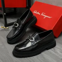 Cheap Salvatore Ferragamo Leather Shoes For Men #1392109 Replica Wholesale [$112.00 USD] [ITEM#1392109] on Replica Salvatore Ferragamo Leather Shoes