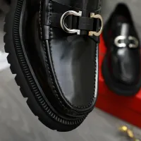 Cheap Salvatore Ferragamo Leather Shoes For Men #1392109 Replica Wholesale [$112.00 USD] [ITEM#1392109] on Replica Salvatore Ferragamo Leather Shoes