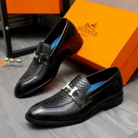 Cheap Hermes Leather Shoes For Men #1392117 Replica Wholesale [$92.00 USD] [ITEM#1392117] on Replica Hermes Leather Shoes