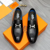 Cheap Hermes Leather Shoes For Men #1392117 Replica Wholesale [$92.00 USD] [ITEM#1392117] on Replica Hermes Leather Shoes