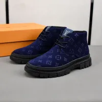 Cheap Louis Vuitton Boots For Men #1392148 Replica Wholesale [$92.00 USD] [ITEM#1392148] on Replica Louis Vuitton Boots