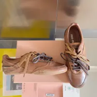 Cheap MIU MIU Casual Shoes For Women #1392232 Replica Wholesale [$125.00 USD] [ITEM#1392232] on Replica MIU MIU Casual Shoes