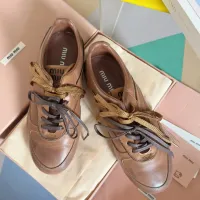 Cheap MIU MIU Casual Shoes For Women #1392232 Replica Wholesale [$125.00 USD] [ITEM#1392232] on Replica MIU MIU Casual Shoes