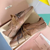 Cheap MIU MIU Casual Shoes For Women #1392232 Replica Wholesale [$125.00 USD] [ITEM#1392232] on Replica MIU MIU Casual Shoes