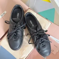 Cheap MIU MIU Casual Shoes For Women #1392233 Replica Wholesale [$125.00 USD] [ITEM#1392233] on Replica MIU MIU Casual Shoes