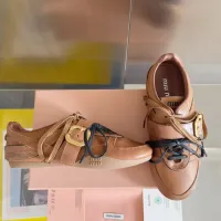 Cheap MIU MIU Casual Shoes For Women #1392237 Replica Wholesale [$125.00 USD] [ITEM#1392237] on Replica MIU MIU Casual Shoes