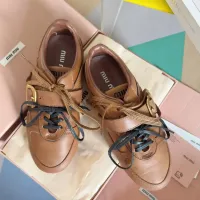 Cheap MIU MIU Casual Shoes For Women #1392237 Replica Wholesale [$125.00 USD] [ITEM#1392237] on Replica MIU MIU Casual Shoes