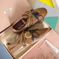 Cheap MIU MIU Casual Shoes For Women #1392237 Replica Wholesale [$125.00 USD] [ITEM#1392237] on Replica MIU MIU Casual Shoes