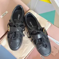 Cheap MIU MIU Casual Shoes For Women #1392238 Replica Wholesale [$125.00 USD] [ITEM#1392238] on Replica MIU MIU Casual Shoes