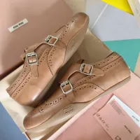 Cheap MIU MIU Casual Shoes For Women #1392239 Replica Wholesale [$125.00 USD] [ITEM#1392239] on Replica MIU MIU Casual Shoes