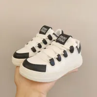 Cheap MIU MIU Kids' Shoes For Kids #1392297 Replica Wholesale [$68.00 USD] [ITEM#1392297] on Replica MIU MIU Kids' Shoes