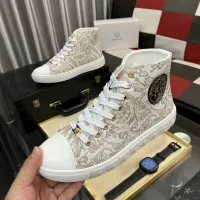 Cheap Versace High Tops Shoes For Men #1392490 Replica Wholesale [$80.00 USD] [ITEM#1392490] on Replica Versace High Tops Shoes