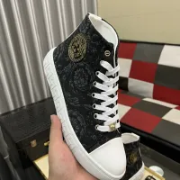 Cheap Versace High Tops Shoes For Men #1392491 Replica Wholesale [$80.00 USD] [ITEM#1392491] on Replica Versace High Tops Shoes