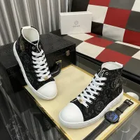 Cheap Versace High Tops Shoes For Men #1392491 Replica Wholesale [$80.00 USD] [ITEM#1392491] on Replica Versace High Tops Shoes
