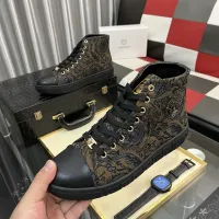 Cheap Versace High Tops Shoes For Men #1392492 Replica Wholesale [$80.00 USD] [ITEM#1392492] on Replica Versace High Tops Shoes