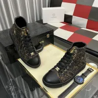 Cheap Versace High Tops Shoes For Men #1392492 Replica Wholesale [$80.00 USD] [ITEM#1392492] on Replica Versace High Tops Shoes