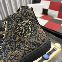Cheap Versace High Tops Shoes For Men #1392492 Replica Wholesale [$80.00 USD] [ITEM#1392492] on Replica Versace High Tops Shoes