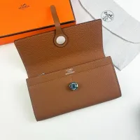 Cheap Hermes Long Wallet #1392501 Replica Wholesale [$48.00 USD] [ITEM#1392501] on Replica Hermes Wallet