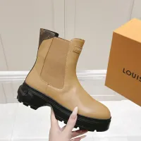 Cheap Louis Vuitton Boots For Women #1392607 Replica Wholesale [$130.00 USD] [ITEM#1392607] on Replica Louis Vuitton Boots