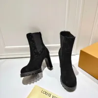 Cheap Louis Vuitton Boots For Women #1392624 Replica Wholesale [$115.00 USD] [ITEM#1392624] on Replica Louis Vuitton Boots