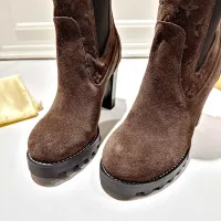 Cheap Louis Vuitton Boots For Women #1392625 Replica Wholesale [$115.00 USD] [ITEM#1392625] on Replica Louis Vuitton Boots