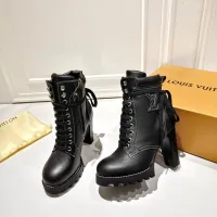 Cheap Louis Vuitton Boots For Women #1392628 Replica Wholesale [$128.00 USD] [ITEM#1392628] on Replica Louis Vuitton Boots