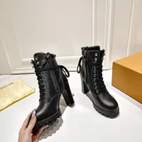 Cheap Louis Vuitton Boots For Women #1392628 Replica Wholesale [$128.00 USD] [ITEM#1392628] on Replica Louis Vuitton Boots