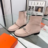 Cheap Hermes Boots For Women #1392665 Replica Wholesale [$145.00 USD] [ITEM#1392665] on Replica Hermes Boots