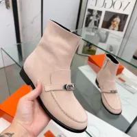 Cheap Hermes Boots For Women #1392665 Replica Wholesale [$145.00 USD] [ITEM#1392665] on Replica Hermes Boots