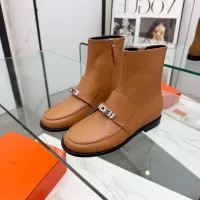 Cheap Hermes Boots For Women #1392670 Replica Wholesale [$145.00 USD] [ITEM#1392670] on Replica Hermes Boots