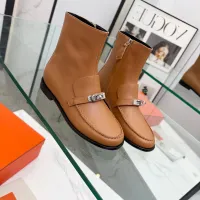 Cheap Hermes Boots For Women #1392670 Replica Wholesale [$145.00 USD] [ITEM#1392670] on Replica Hermes Boots