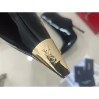 Cheap Yves Saint Laurent YSL Boots For Women #1392686 Replica Wholesale [$130.00 USD] [ITEM#1392686] on Replica Yves Saint Laurent YSL Boots