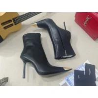 Cheap Yves Saint Laurent YSL Boots For Women #1392687 Replica Wholesale [$130.00 USD] [ITEM#1392687] on Replica Yves Saint Laurent YSL Boots
