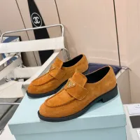 Cheap Prada Leather Shoes For Women #1392726 Replica Wholesale [$102.00 USD] [ITEM#1392726] on Replica Prada Leather Shoes