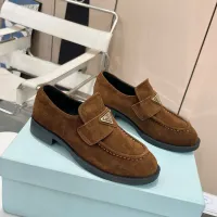 Cheap Prada Leather Shoes For Women #1392728 Replica Wholesale [$102.00 USD] [ITEM#1392728] on Replica Prada Leather Shoes