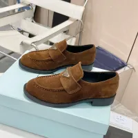 Cheap Prada Leather Shoes For Women #1392728 Replica Wholesale [$102.00 USD] [ITEM#1392728] on Replica Prada Leather Shoes