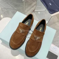 Cheap Prada Leather Shoes For Women #1392728 Replica Wholesale [$102.00 USD] [ITEM#1392728] on Replica Prada Leather Shoes
