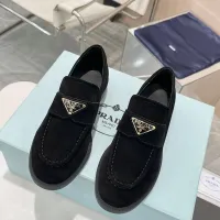 Cheap Prada Leather Shoes For Women #1392730 Replica Wholesale [$102.00 USD] [ITEM#1392730] on Replica Prada Leather Shoes