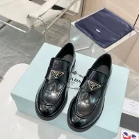 Cheap Prada Leather Shoes For Women #1392731 Replica Wholesale [$102.00 USD] [ITEM#1392731] on Replica Prada Leather Shoes