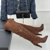 Cheap Yves Saint Laurent YSL Boots For Women #1392744 Replica Wholesale [$238.02 USD] [ITEM#1392744] on Replica Yves Saint Laurent YSL Boots